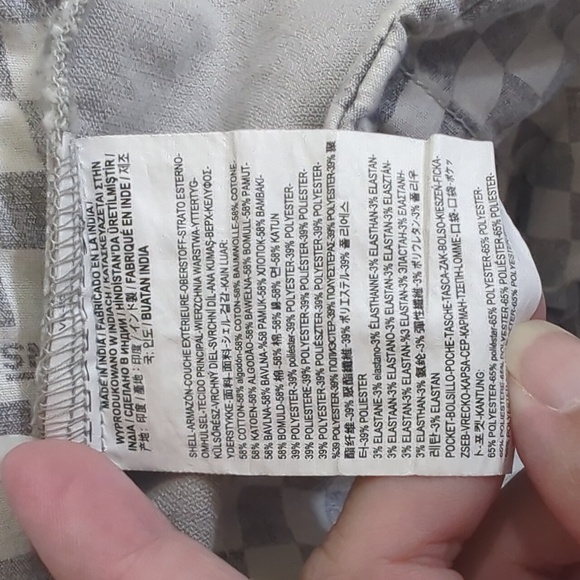 Vans Men's Shorts Off The Wall Khaki Beige size 28 Skater Preppy Casual - Picture 12 of 13